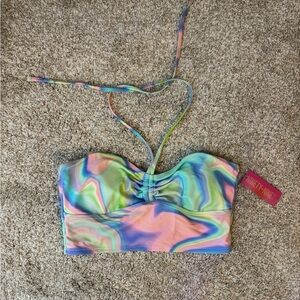 Colorful juniors Bikini Top